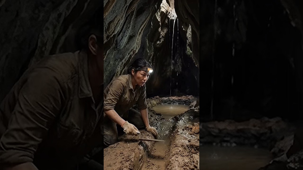 젖은 동굴을 안전한 생존 캠프로 바꾸기