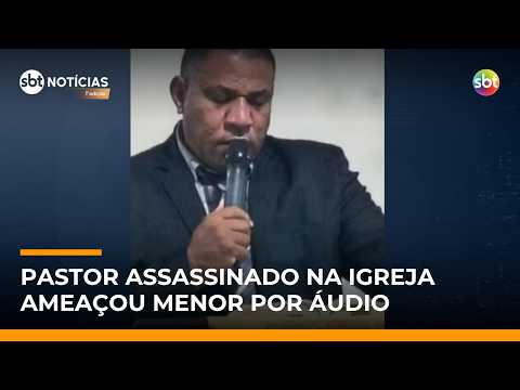 Pastor é morto dentro de igreja e polícia investiga áudios enviados a adolescente | #SBTNotícias