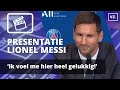 Lionel Messi: 'Ik voel me hier heel gelukkig!'