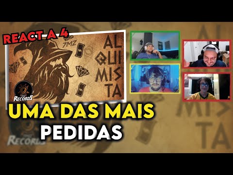 REACT A 4🧙‍♂️ ALQUIMISTA - 7 Minutoz [Prod. TheSkyBeats] [REACT DE 4 R$R$R$]