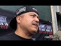 ROBERT GARCIA "MIKEY WANTS TO BE REMEMBERED AS THE BEST OF HIS TIME"