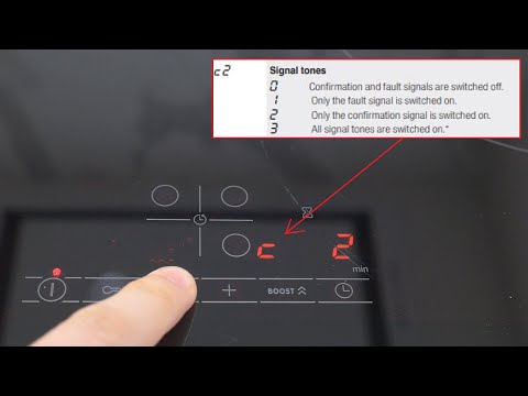 How to TURN OFF Key Sounds Bosch Induction Hob