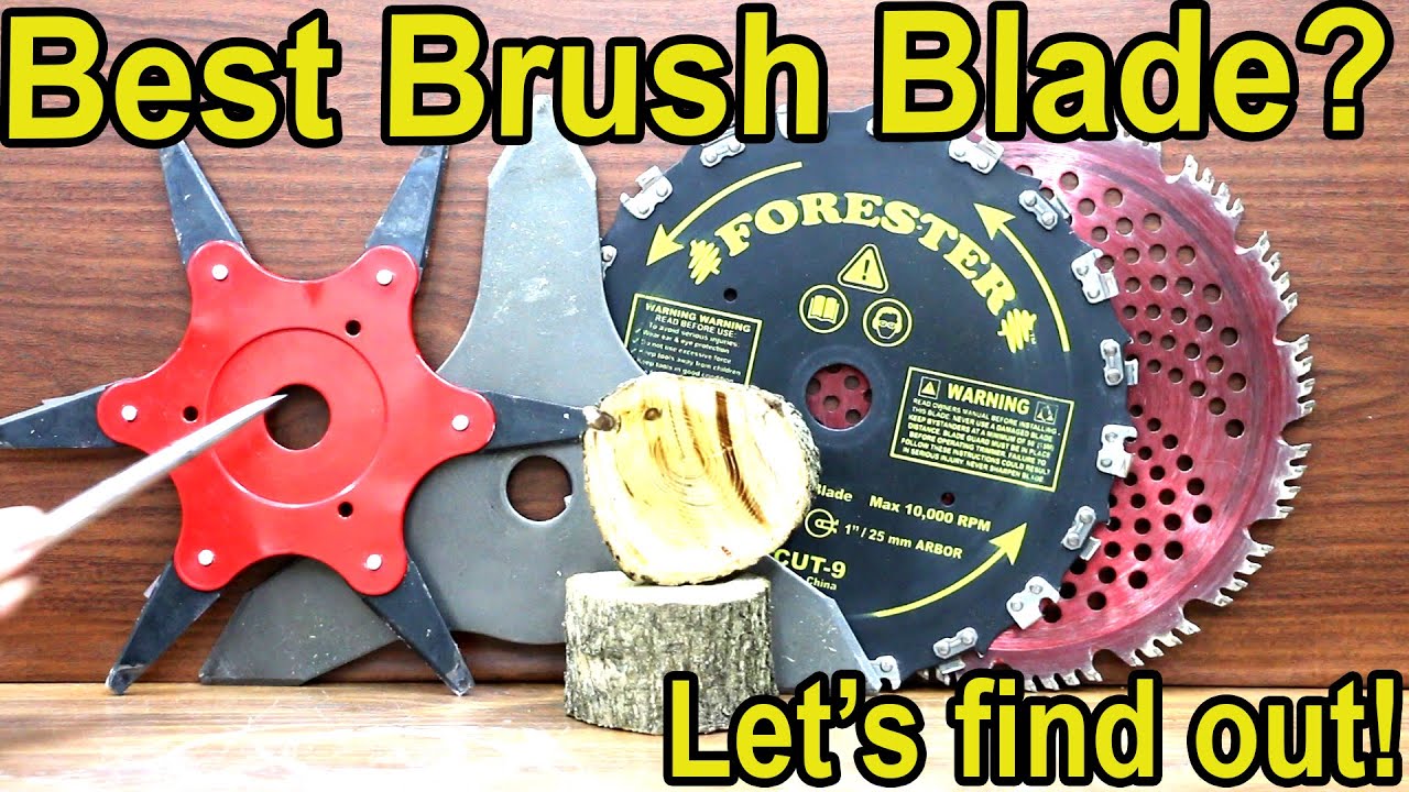 Best Brush Cutter Blade Let's find out!  Stihl, Husqvarna, Echo, Oregon, Renegade & Forester