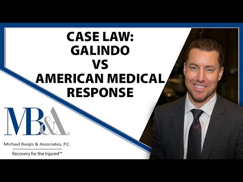 Galindo vs. American Medical Response–Defendant’s obligation to conduct a good faith investigation.