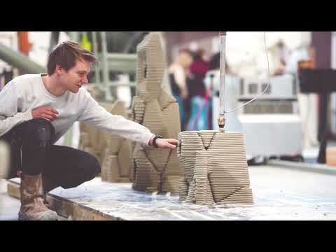 Vertico Concrete Printing for Mars - TUDelft, European Space Agency