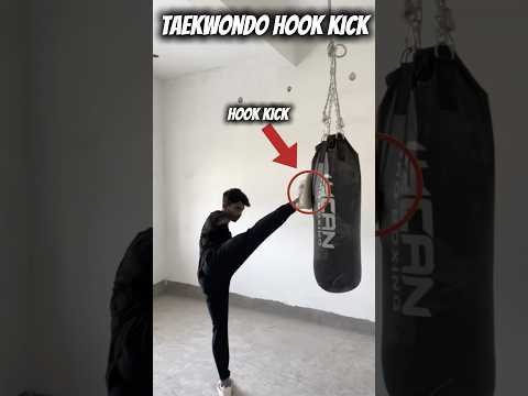 Taekwondo Hook Kick 💥🔥ll Taekwondo 🥋 ll #taekwando #viral #shorts #kungfu