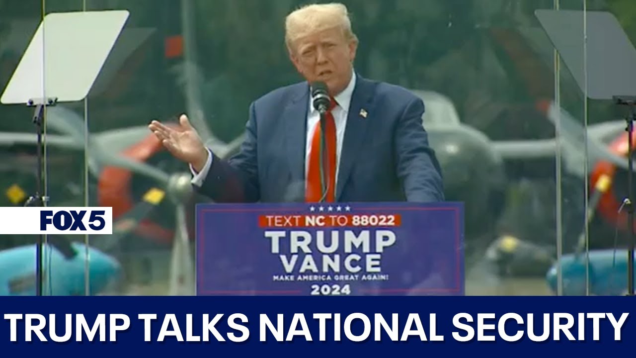 Donald Trump and JD Vance Rally in Asheboro, North Carolina