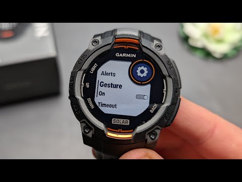 Garmin Instinct 3 - Raise Wrist to Wake up Screen / Turn on Backlight .