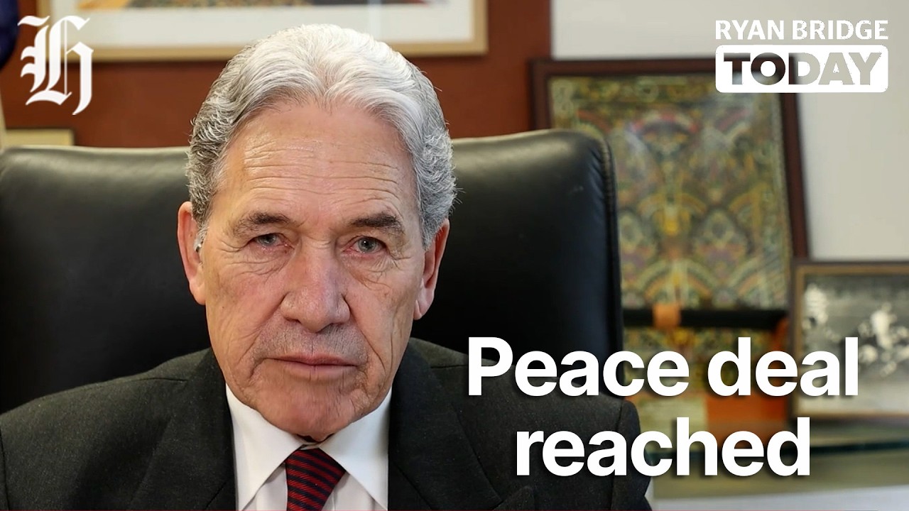 Winston Peters reflects on US-Iran peace deal | Ryan Bridge TODAY