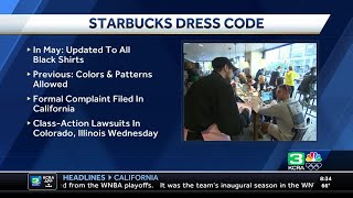 Starbucks workers sue over company's new dress code