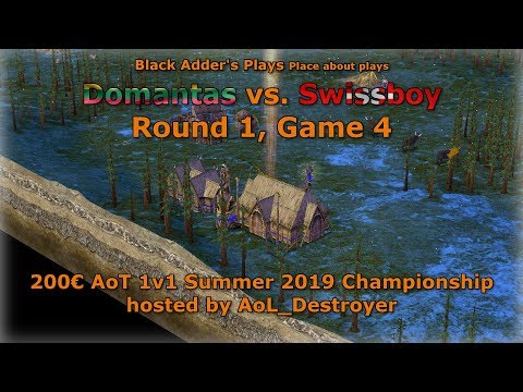 Summer 2019 Championship, R1 - Domantas vs. Swissboy, Game 4 - Age of Mythology: The Titans