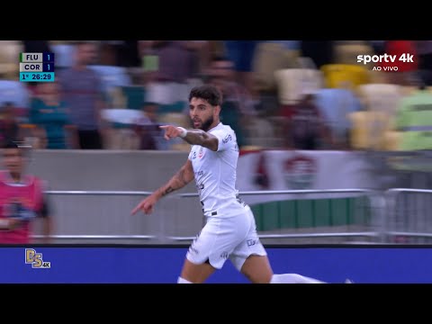 2º Gol de Yuri Alberto - Fluminense 3 x 3 Corinthians | Brasileirão 2023 | SporTV 4K