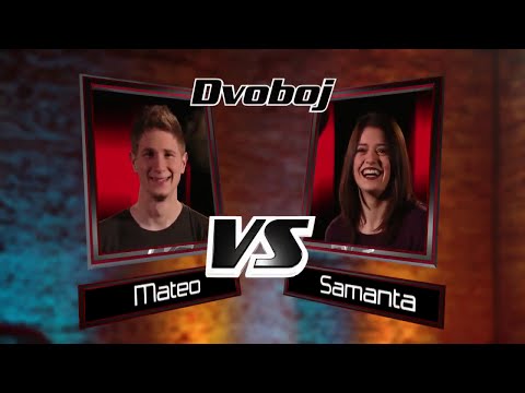 Mateo vs. Samanta: "Još jednom" - The Voice of Croatia - Season1 - Battle2