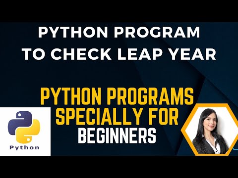 13 Python Program To Check Leap Year Python Language