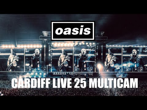 OASIS - Cardiff Principality Live 2025 First Night - Full Multicam Slide Away Soundboard BEST AUDIO