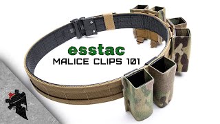 How to Mount an Esstac KYWI Pouch on a Battle Belt with MALICE Clips