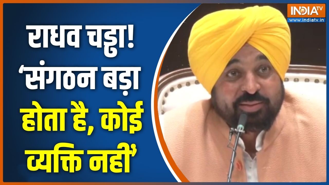 Bhagwant Mann On Raghav Chadha : राघव के आप से जाने पर यूं BJP पर मान ने साधा ?