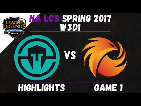 IMT vs P1 Highlights Game 1 NA LCS 2017 Spring W3D1 Immortals vs Phoenix1