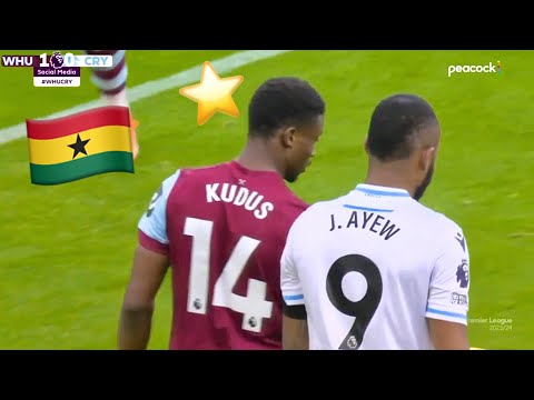 Mohammed Kudus vs Crystal Palace | GOAL & SKILLS | GHANA STAR ⭐️