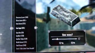 Skyrim Fastest way to level Blacksmithing without buying any materials
