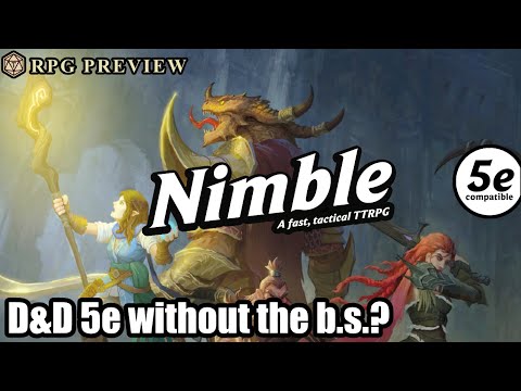 13 reasons why Nimble 5e is better than D&D 5e - RPG Preview