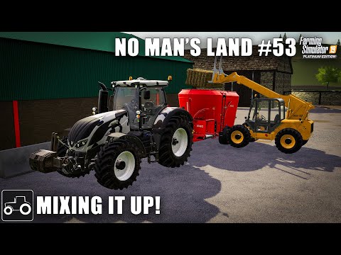 Mixing TMR, Buying Dairy Cows & Planting Corn, No Man's Land #53 Farming Simulator 19 Timelapse