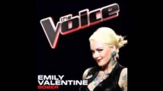 The Voice : Emily Valentine - Sober [STUDIO RECORDING]