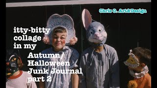 Itty Bitty Autumn/Halloween Junk Journal - Part 2: inside covers, pockets, tags, collages - 303