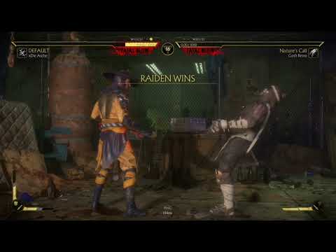 [MK11] Rare Raiden Setplay Variation Used!!! NEW Raiden Brutality!!!