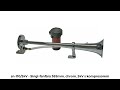 Klaksón 24V - podtlaková fanfára SN-110 - Video Youtube