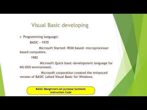 Introduction To Visual Basic Visual Basic Educatcomp Tamil