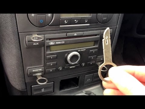 Ford 6000 cd key removal фото