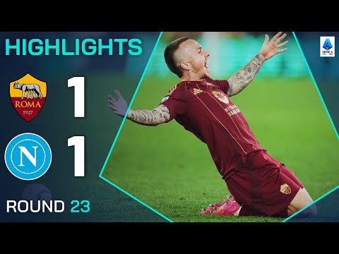 ROMA-NAPOLI 1-1 | HIGHLIGHTS | Late Angelino Goal Rescues Point for Roma | Serie A 2024/25