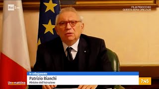 Il Ministro dell'istruzione Patrizio Bianchi a Unomattina - Unomattina - 22/12/2021
