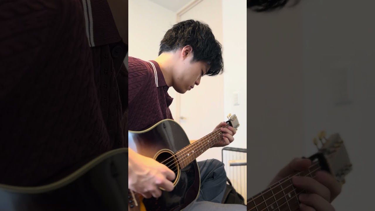 晩餐歌をアコギだけで弾く(Bansanka - tuki.)#guitar #アコギ #ギター #acousticguitar #fingerstyleguitar