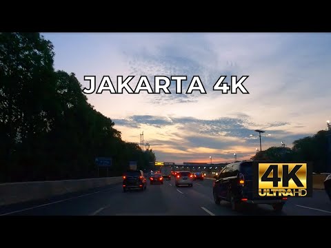 Jakarta 4K - West Outer Ring Road - Sunset Drive