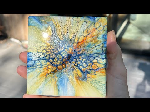217. COUNTLESS TIPS in this BLOOM Video, Acrylic Pouring, Abstract Art, turn Volume down at 2:25!