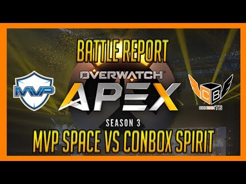 Overwatch Battle Report: MVP Space vs Conbox Spirit from APEX S3 Group Stage
