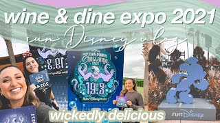 RUN DISNEY VLOG | wine & dine 2021 expo, two course challenge