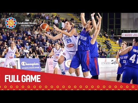 Italy v Great Britain - Full Game - Qualifier - EuroBasket Women 2017