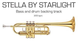 STELLA  BY STARLIGHT backing track - drums and bass only.