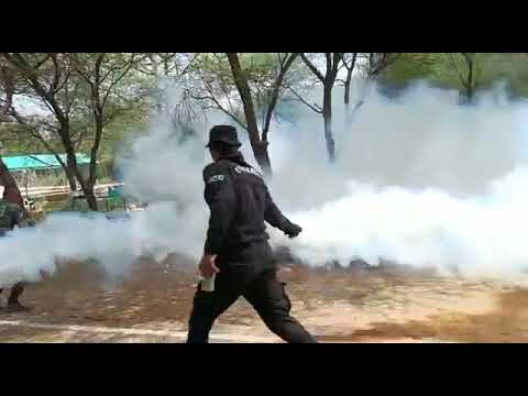 NSG Training centre Manesar., training time Tear Smoke 😭😭💪💪..,