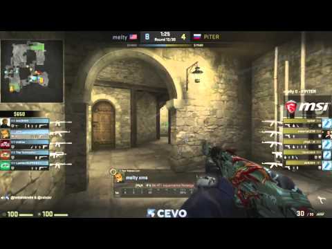 piter vs melty(CS:GO)CEVO Professional Season 8 Placement EU(map-cobblestone)23.07.2015