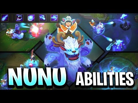 NUNU REWORK ABILITIES GAMEPLAY SPOTLIGHT - League of Legends