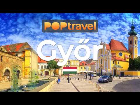 GYÖR, Hungary 🇭🇺 - 4K HDR with captions