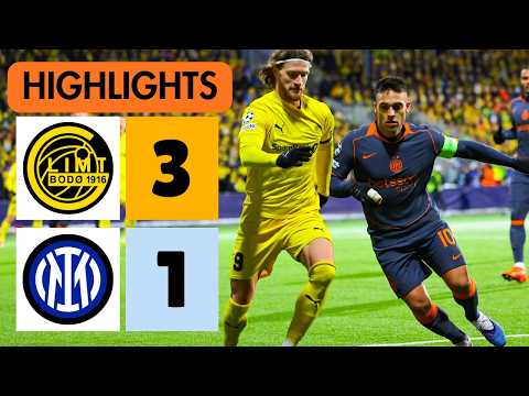 Bodø/Glimt 3-1 Inter🔥Highlights & Goals | UEFA Champions League