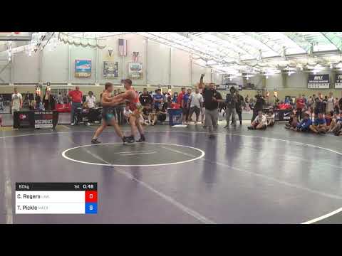 80 Kg Rr Rnd 2 Caden Rogers Lancaster Alliance Wrestling Vs Tate Picklo Matrix Grappling