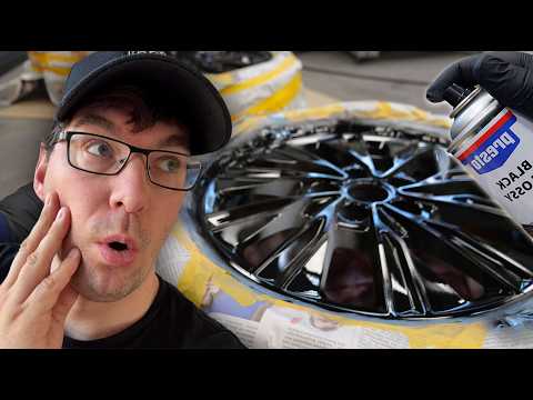 Painting rims: Using a spray can, sanding, priming - HERE'S HOW!