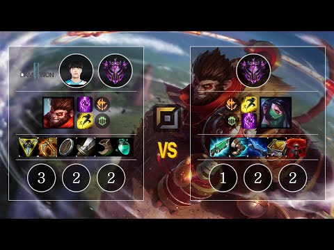 DWG Flame Wukong vs Akali Top - KR Patch 10.12