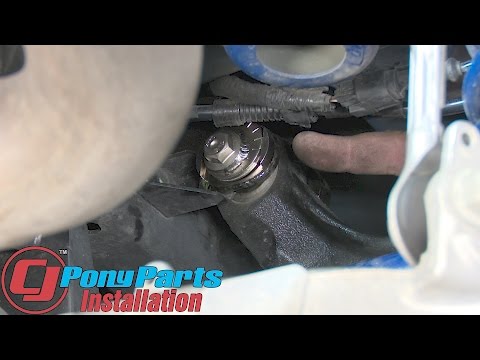 2015-2023 Mustang Steeda Camber Mount Adjustment Kit Rear Installation